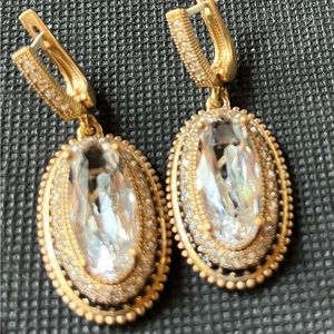 Stunning Turkish crystal earrings